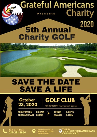 Grateful american charity hosts its highly anticipated 5th annual charity golf event, bringing together passionate participants in support of a worthy cause.